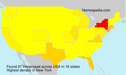Surname Hariprasad in USA Surname Hariprasad in USA
