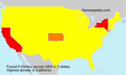 Surname Haritou in USA Surname Haritou in USA