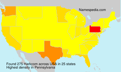 Surname Harkcom in USA Surname Harkcom in USA