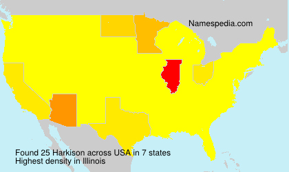 Surname Harkison in USA Surname Harkison in USA