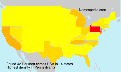 Surname Harknett in USA Surname Harknett in USA