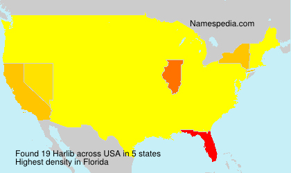 Surname Harlib in USA Surname Harlib in USA