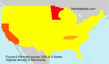 Surname Harmadi in USA Surname Harmadi in USA