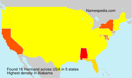 Surname Harmand in USA Surname Harmand in USA