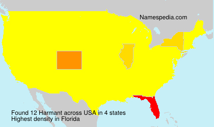 Surname Harmant in USA Surname Harmant in USA