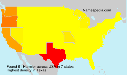 Surname Harmier in USA Surname Harmier in USA