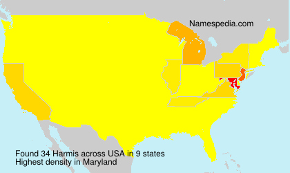 Surname Harmis in USA Surname Harmis in USA