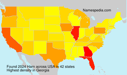 Surname Harn in USA Surname Harn in USA