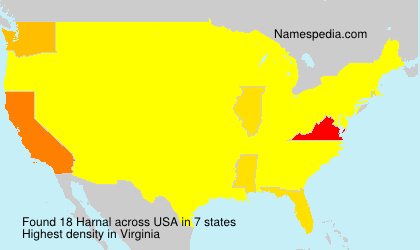 Surname Harnal in USA Surname Harnal in USA