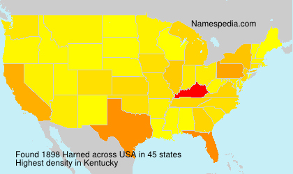 Surname Harned in USA Surname Harned in USA