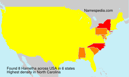 Surname Harnetha in USA Surname Harnetha in USA