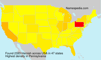 Surname Harnish in USA Surname Harnish in USA