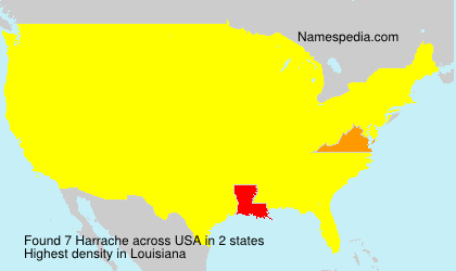 Surname Harrache in USA Surname Harrache in USA