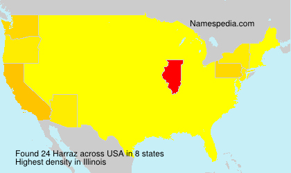 Surname Harraz in USA