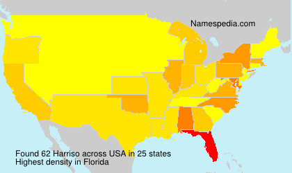 Surname Harriso in USA Surname Harriso in USA