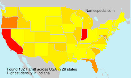 Surname Harritt in USA Surname Harritt in USA