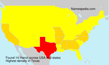 Surname Harrol in USA