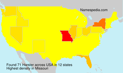 Surname Harster in USA Surname Harster in USA