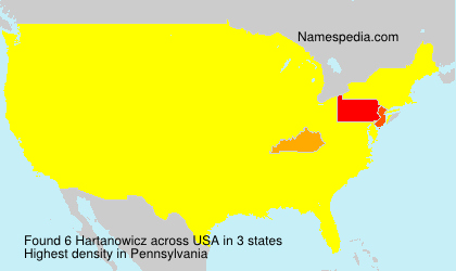 Surname Hartanowicz in USA Surname Hartanowicz in USA