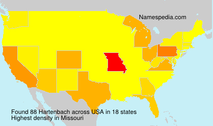 Surname Hartenbach in USA Surname Hartenbach in USA