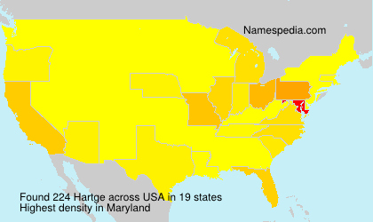 Surname Hartge in USA Surname Hartge in USA