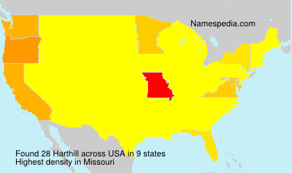 Surname Harthill in USA Surname Harthill in USA