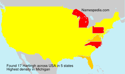 Surname Hartingh in USA Surname Hartingh in USA