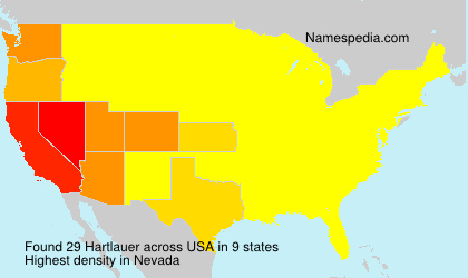 Surname Hartlauer in USA Surname Hartlauer in USA