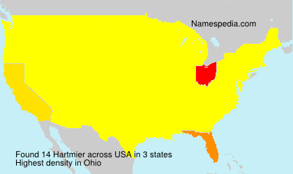 Surname Hartmier in USA Surname Hartmier in USA