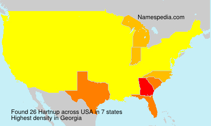 Surname Hartnup in USA Surname Hartnup in USA