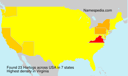 Surname Hartogs in USA Surname Hartogs in USA