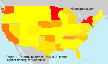 Surname Hartquist in USA Surname Hartquist in USA