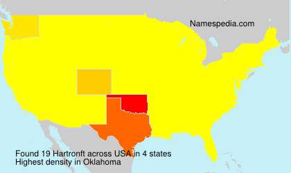 Surname Hartronft in USA Surname Hartronft in USA