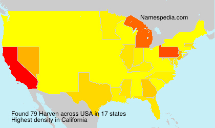 Surname Harven in USA Surname Harven in USA