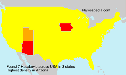 Surname Hasakovic in USA