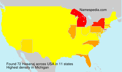 Surname Hasanaj in USA Surname Hasanaj in USA