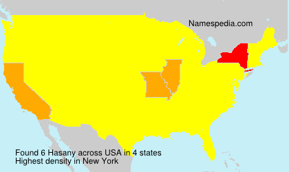 Surname Hasany in USA Surname Hasany in USA