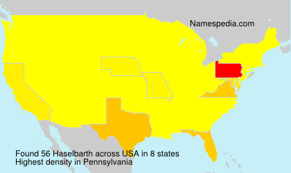 Surname Haselbarth in USA Surname Haselbarth in USA