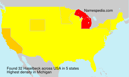 Surname Haselbeck in USA Surname Haselbeck in USA
