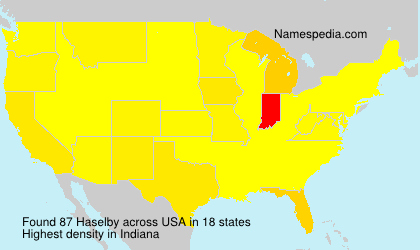 Surname Haselby in USA Surname Haselby in USA