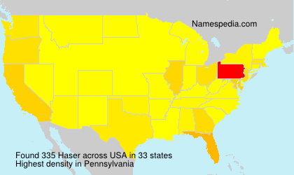 Surname Haser in USA Surname Haser in USA