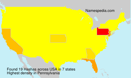 Surname Hashas in USA Surname Hashas in USA
