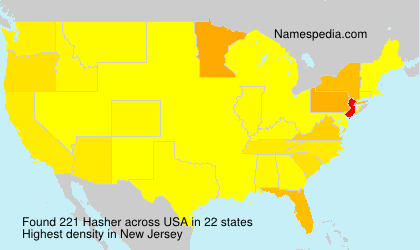 Surname Hasher in USA Surname Hasher in USA