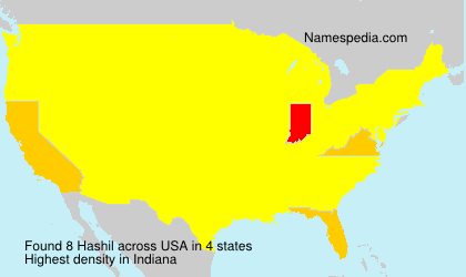 Surname Hashil in USA Surname Hashil in USA