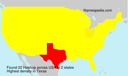 Surname Hashop in USA Surname Hashop in USA
