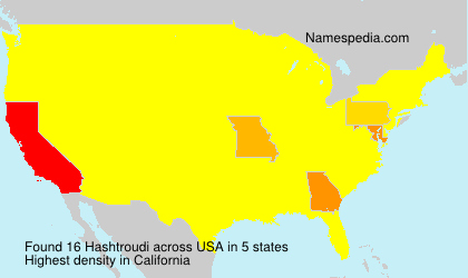 Surname Hashtroudi in USA Surname Hashtroudi in USA