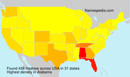 Surname Haskew in USA Surname Haskew in USA
