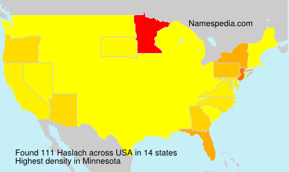 Surname Haslach in USA Surname Haslach in USA