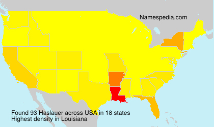 Surname Haslauer in USA Surname Haslauer in USA
