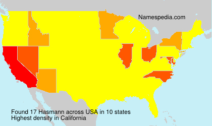 Surname Hasmann in USA Surname Hasmann in USA